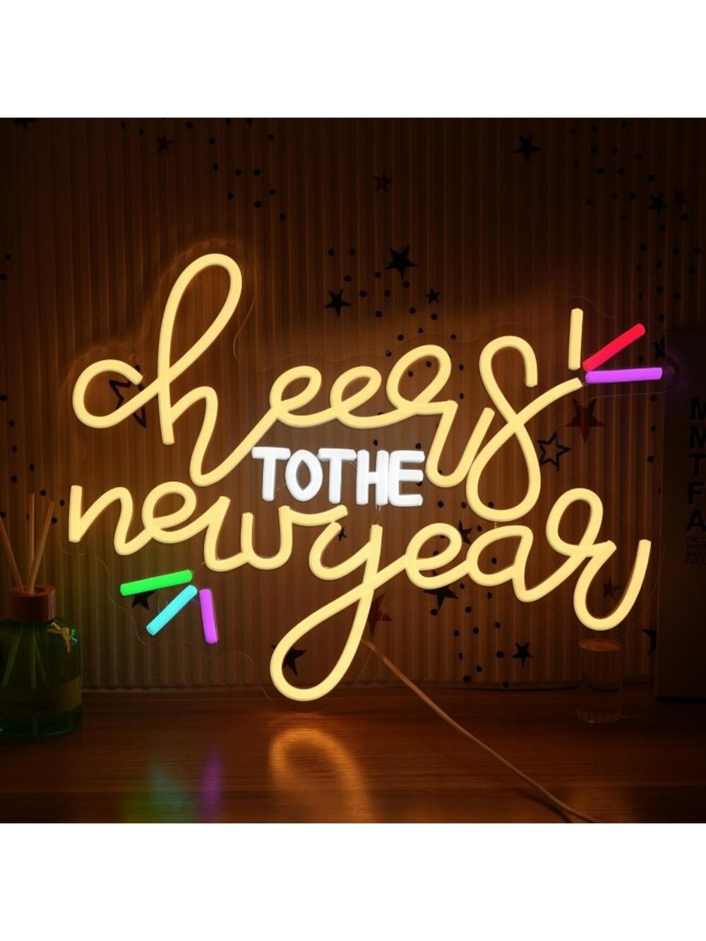 Cheers To The New Year Neon Sign Dimmable Led Cheers To The New Year Neon Light